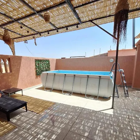 Appartement Near Airport - Pool- Terrace- Airco-Parking-Wifi à Marrakesh Extérieur photo